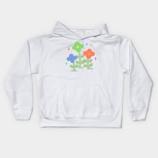 Rainbow Pride Flowers Kids Hoodie